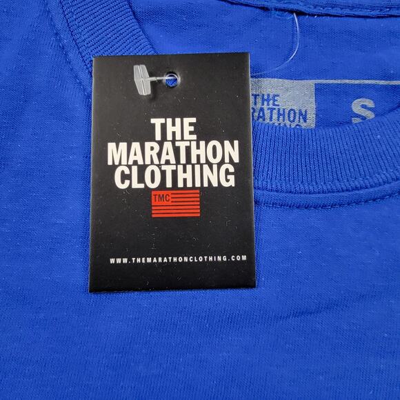 The Marathon Clothing Shirt Mens Small Blue Crenshaw Graphic Tee TMC T-Shirt - Picture 8 of 11